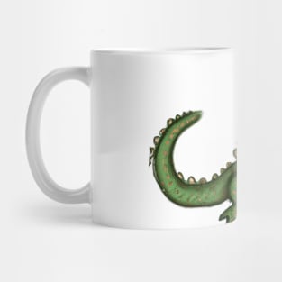 Cute Aligator Drawing Mug